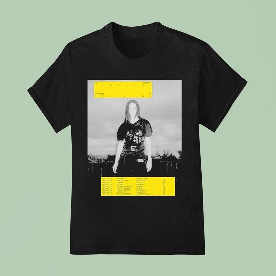 M Concert Tour Dates Playgirl In Us January With Casey Mq T Shirt