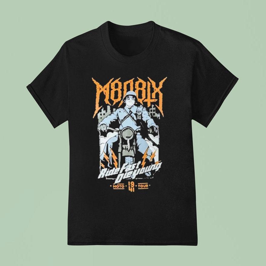 Mlth Ride Fast Die Young Mototour T Shirt