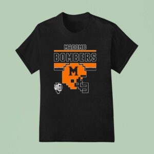 Macomb Bombers Football Pixel T Shirt