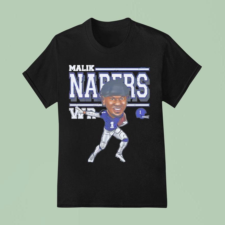 Malik Nabers Wr New York Giants Football T Shirt