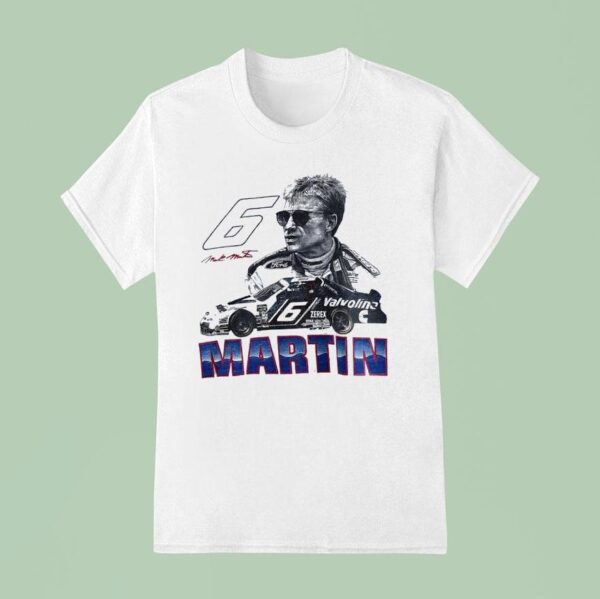 Mark Martin Nascar No Ford Stock Car T Shirt