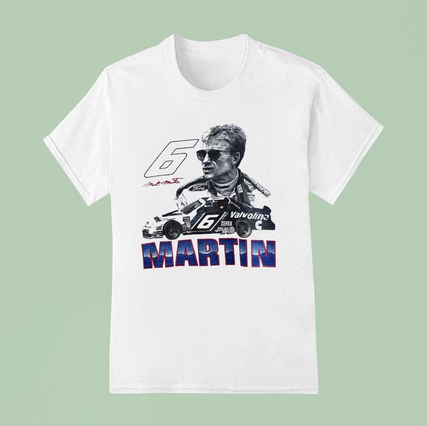 Mark Martin Nascar No Ford Stock Car T Shirt
