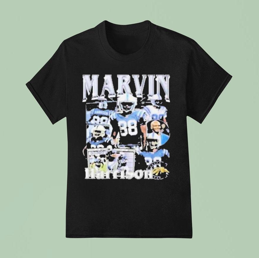 Marvin Harrison Printed Indianapolis Colts T Shirt