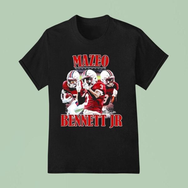 Mazeo Bennett Jr South Carolina Gamecocks Football Signature T Shirt