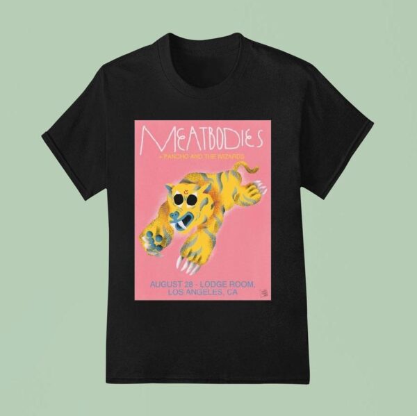 Meatbodies Lodge Room In Los Angeles Ca T Shirt