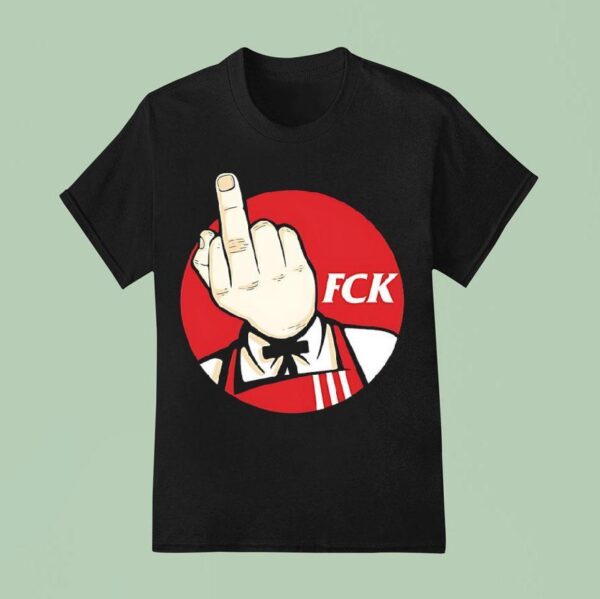 Middle Finger Fck As Kfc Logo T Shirt