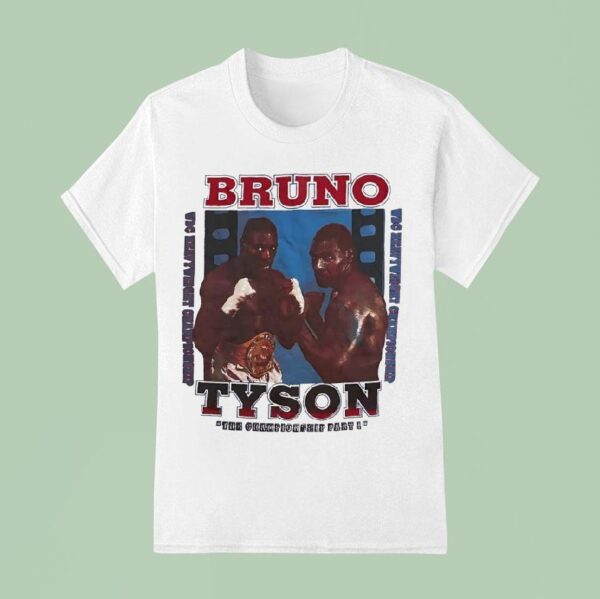 Mike Tyson And Frank Bruno The Championship Part I T Shirt
