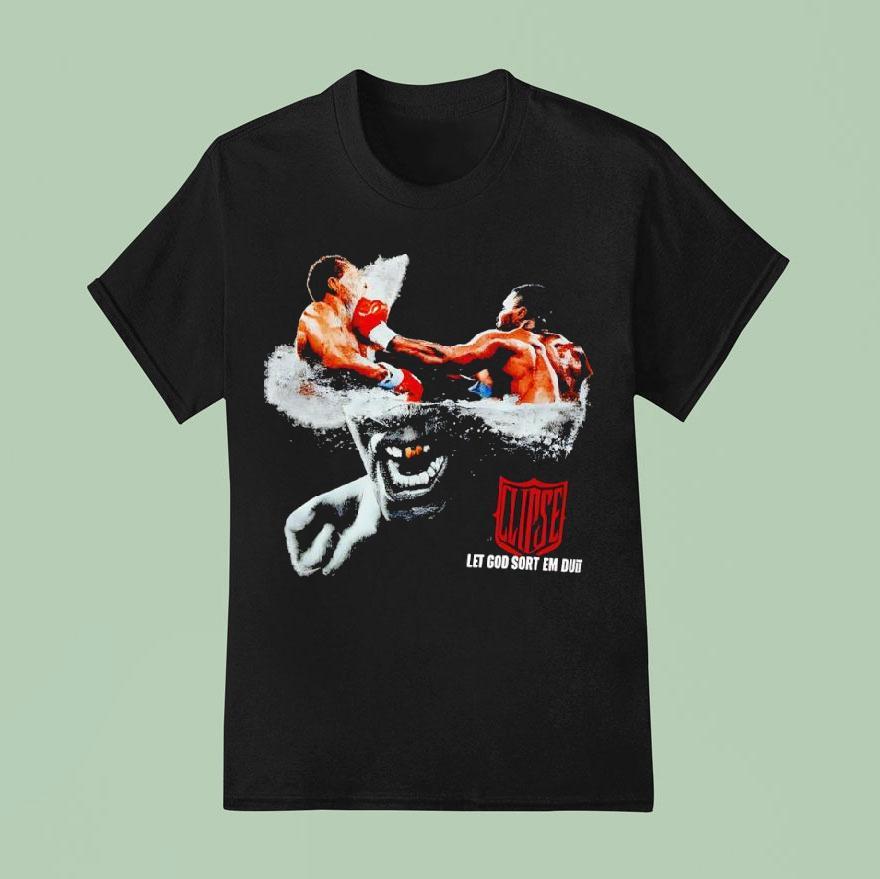 Mike Tyson Boxing Let God Sort Em Ou T Shirt