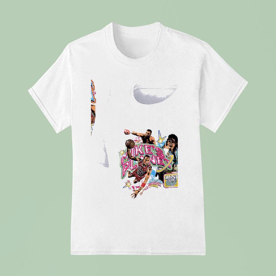 Mike Tyson Mj Michael Jordan Mike S Planet The Amazing Super Human Greates T Shirt