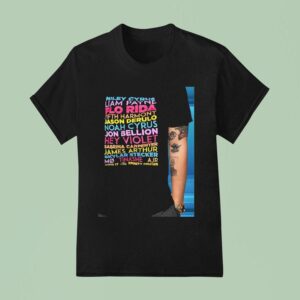 Miley Cyrus Liam Payne Flo Rida Fifth Harmony Jason Derulo Noah Cyrus Jon Bellion Hey Viole T Shirt