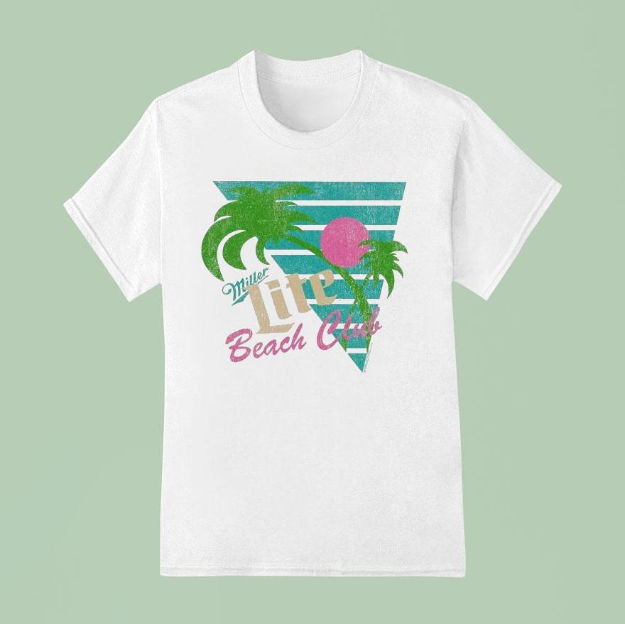 Miller Lite Beach Club T Shirt
