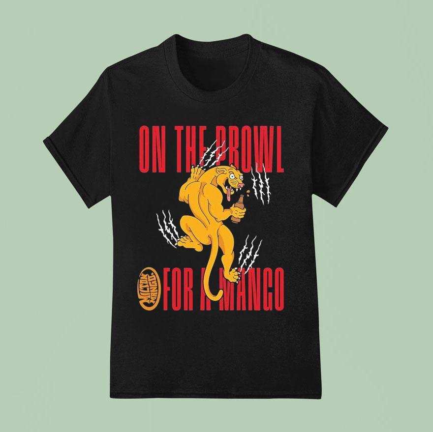 Milton Mango On The Prowl For Mango Panther T Shirt