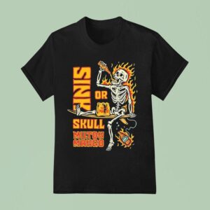 Milton Mango Sink Or Skull Skeleton T Shirt