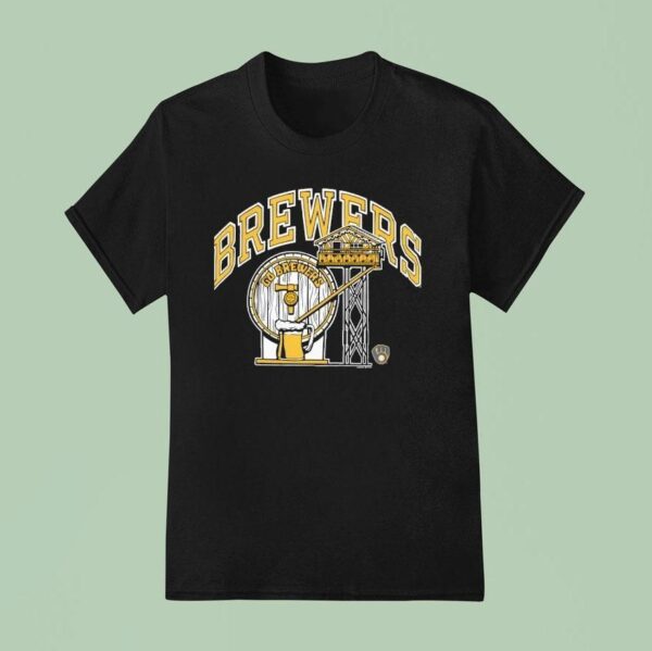 Milwaukee Brewers Go Brewers Vintage T Shirt