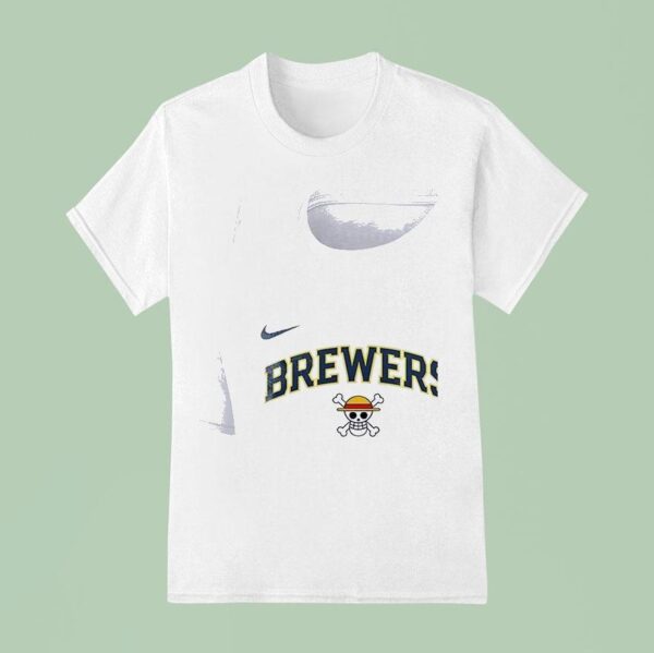 Milwaukee Brewers One Piece Logo T Shirt
