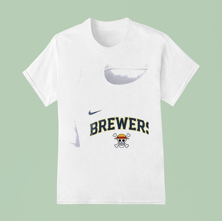 Milwaukee Brewers One Piece Logo T Shirt