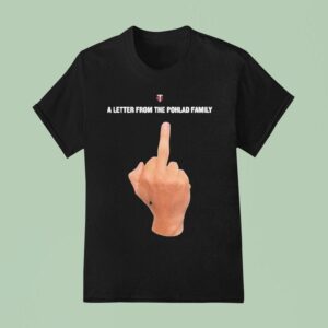 Minnesota Twins A Letter From The Pohlad Family Middle Finger T Shirt