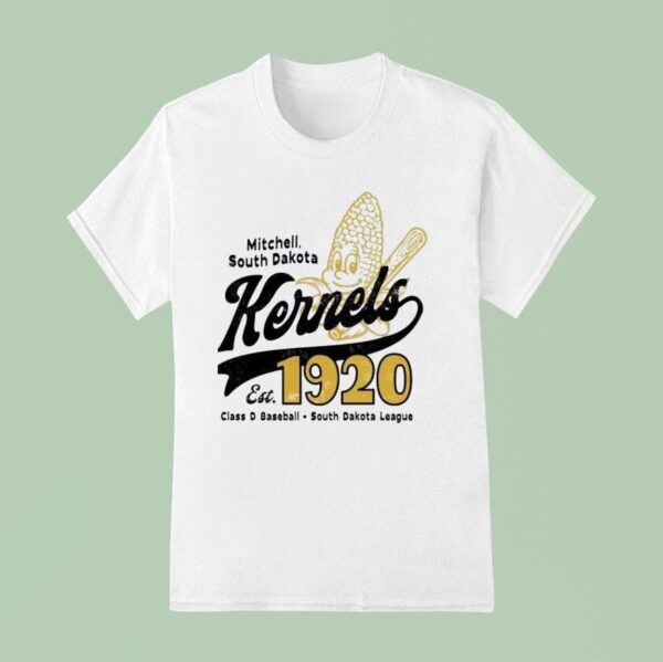 Mitchell Kernels South Dakota Vintage Defunct Baseball Teams T Shirt