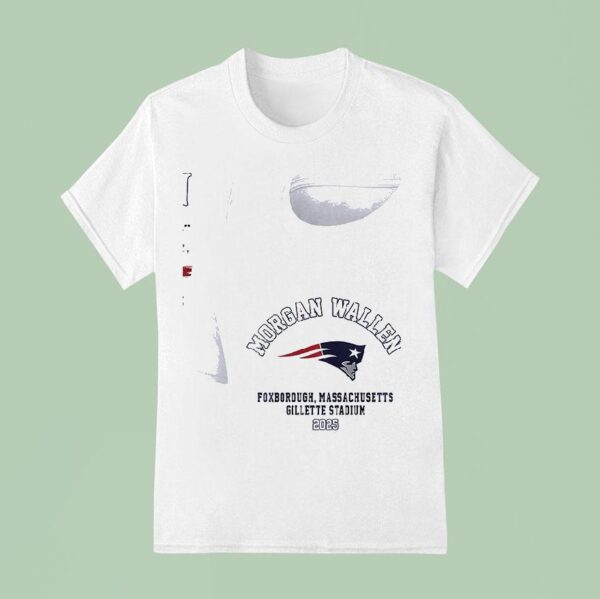 Morgan Wallen X New England Patriots I M The Problem Tour T Shirt