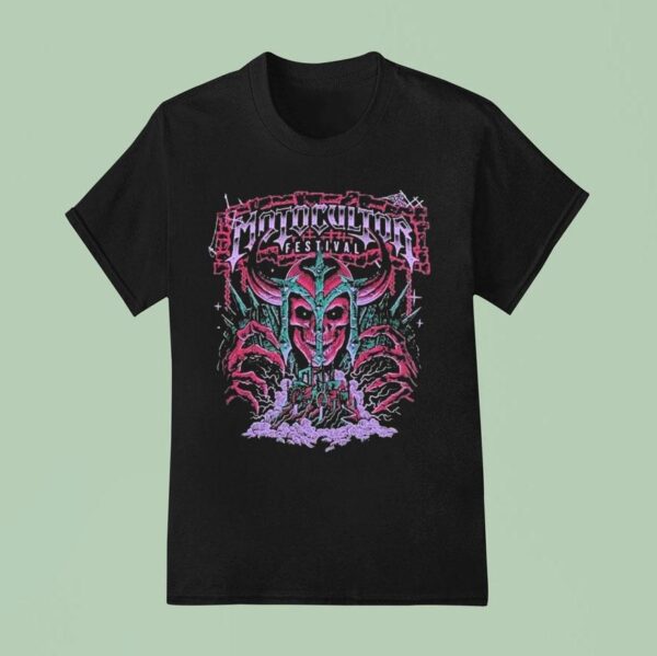 Motocultor Festival Skeleton Knight Art With Tour Dates In Carhaix Plouguer France On August T Shirt
