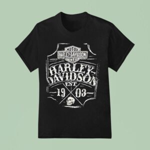 Motorcycles Harley Davidson Est Vintage T Shirt