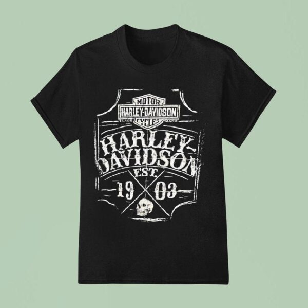 Motorcycles Harley Davidson Est Vintage T Shirt