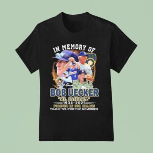 Mr Baseball In Memory Of Bob Uecker Forever In Our Hearts Milwaukee Brewers Thank You For The Memories Signature T Shirt