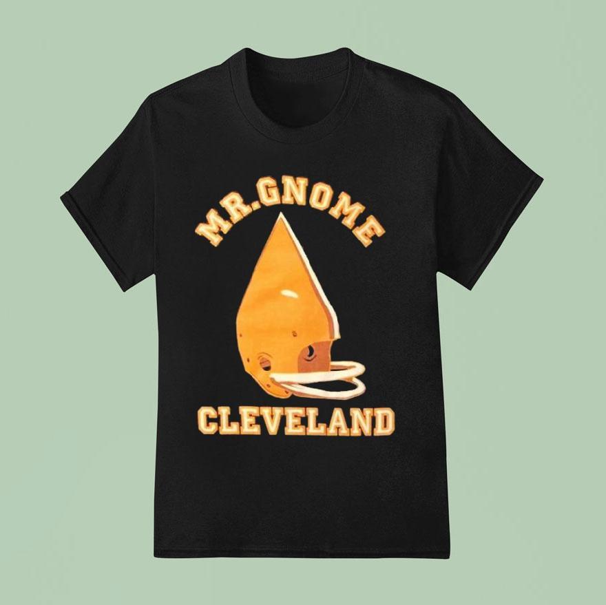 Mr Gnome Cleveland Football T Shirt