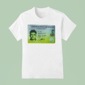 Mr Norris Ln Racing Licence Motorsport Driver Id T Shirt