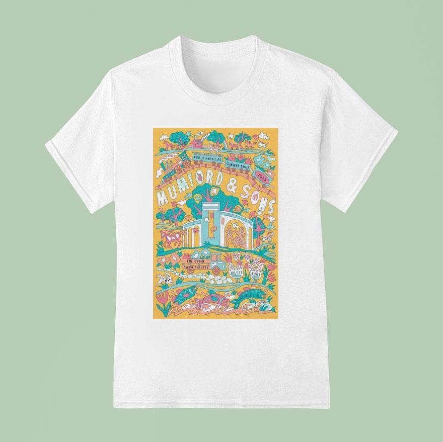 Mumford Sons North American Summer Tour T Shirt