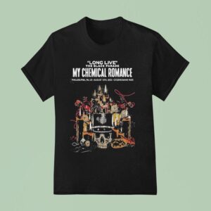 My Chemical Romance Long Live The Black Parade Citizens Bank Park In Philadelphia Skull Candle T Shirt