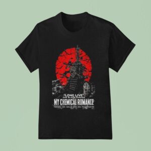 My Chemical Romance Long Live The Black Parade Toronto On Skeleton T Shirt