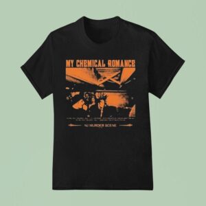 My Chemical Romance Nj Murder Scene Bullets Themed T Shirt