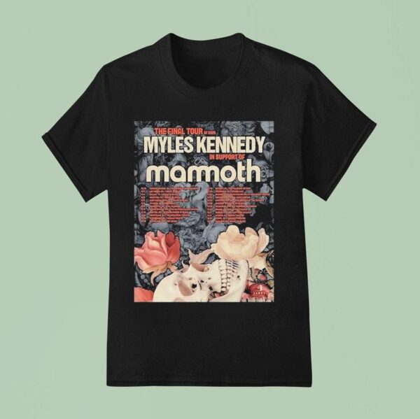 Myles Kennedy Tour Dates The Final Tour In North America With Mammoth T Shirt