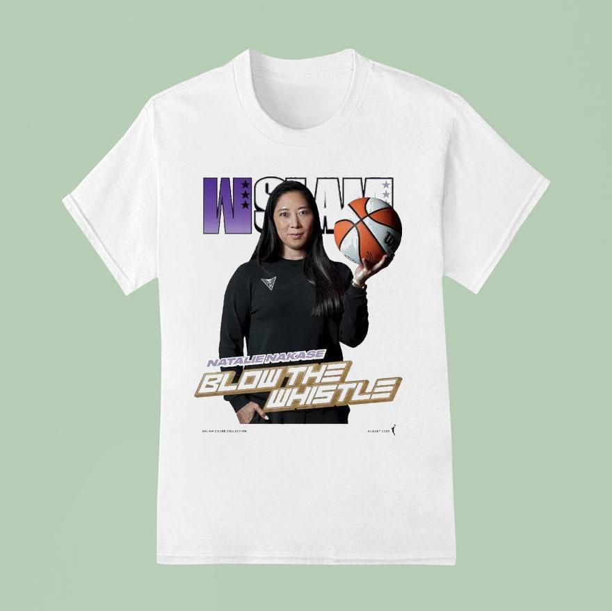 Natalie Nakase Wslam Blow The Whistle Golden State Valkyries T Shirt