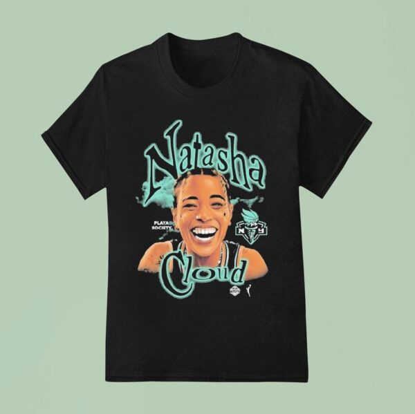 Natasha Cloud Playa Society Wnbpa New York Liberty T Shirt