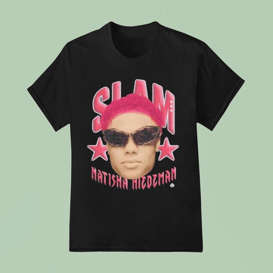 Natisha Hiedeman Slam Wnbpa Face Head T Shirt
