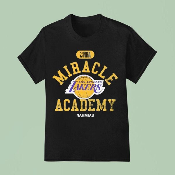 Nba Miracle Academy Los Angeles Lakers Basketball T Shirt