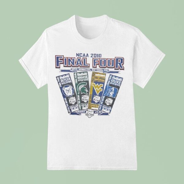 Ncaa Final Four Butler Michigan State West Virginia Duke Vintage T Shirt