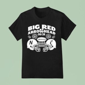 Nebraska Cornhuskers Vs Cincinnati Bearcats Big Red Arrowhead Football Helme T Shirt