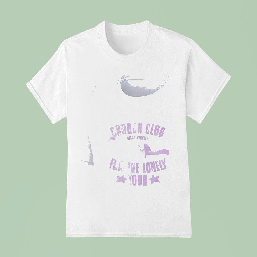 Nessa Barret Church Club For The Lonely Tour T Shirt