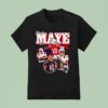 New England Patriots Drake Maye Black Notorious T Shirt