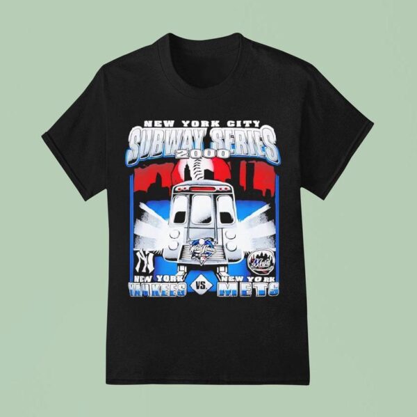 New York City Subway Series New York Yankees Vs New York Mets Vintage T Shirt