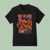 New York Knicks We Bleed Orange And Blue Team Basketball Graphic T Shirt