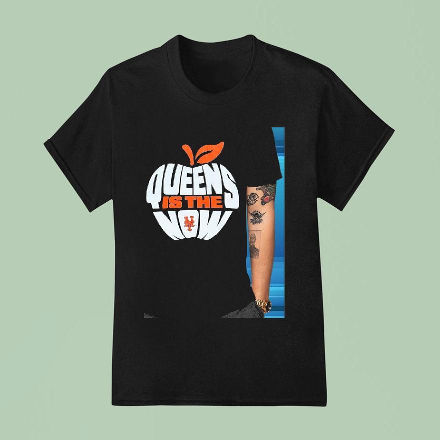 New York Mets Apple Queens Is The Now T Shirt