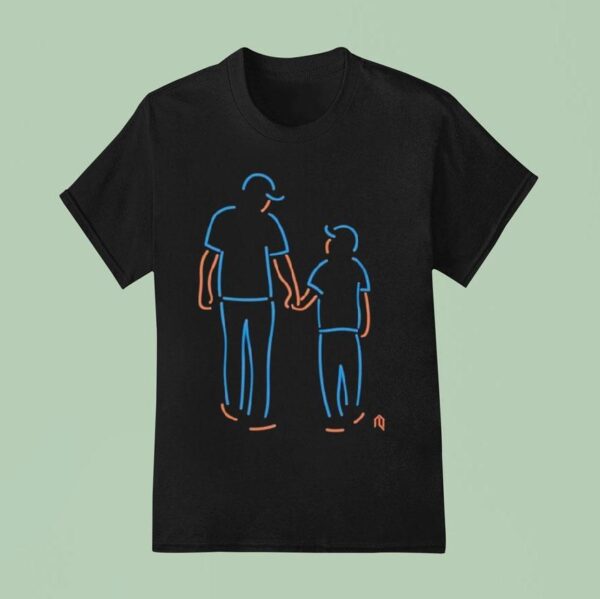 New York Mets Father Son Neon T Shirt