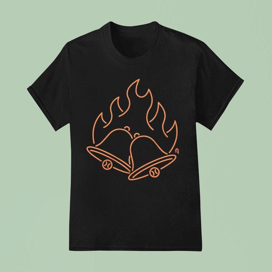 New York Mets Hells Bells Neon T Shirt