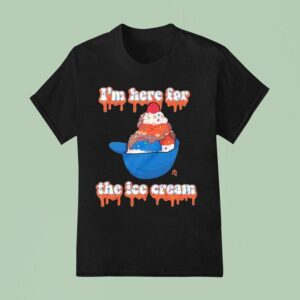 New York Mets I M Here For The Ice Cream Helme T Shirt