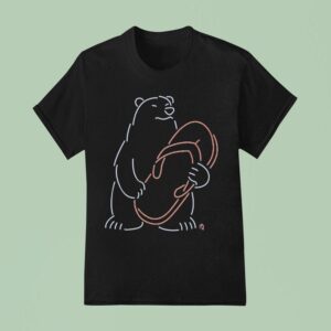 New York Mets Polar Bear Chancla Neon T Shirt