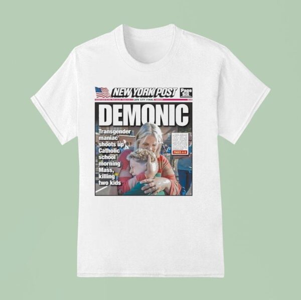 New York Post Late City Final Demonic T Shirt